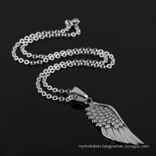 Fashion Simple Personality Wings Men′s Necklace Jewelry